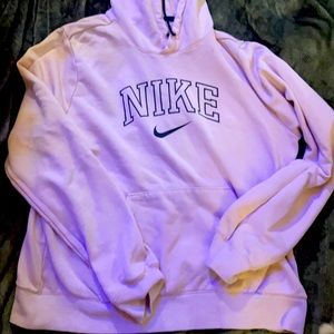 Pink Nike hoodie